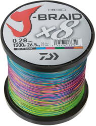 Daiwa Fir Daiwa J-Braid X8 Multicolor 0.35mm 36Kg 1500M (D.12755.235)