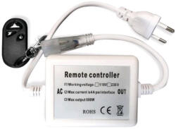 Avide LED Szalag 220 V 600 W Fényerőszabályzó 5050 SMD Rádiós Távirányító és Vezérlő