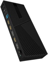 RaidSonic Docking Station Thunderbolt 3 61001 - 2x USB-C, 4x USB-A, HDMI, DisplayPort, RJ-45 Gigabit LAN, Negru - Compatibil Mac / Windows / Chrome OS (61001) - pcone