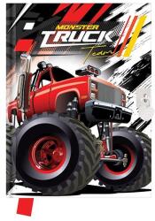 Junior Emlékkönyv JUNIOR Monster Truck Team szív alakú lakattal (DBL36-L24) - iconink