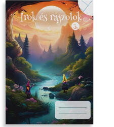 Iskola Írok és rajzolok 3. osztályos 2 az 1-ben vonalas és sima füzet A/5 (P1111-1403-507590)