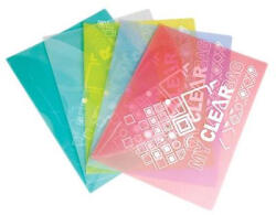 FlexOffice Irattartó tasak, A4, PP, patentos, 180 mikron, FLEXOFFICE "FO-CBF05", vegyes színek (FOCBF05V) - fapadospatron