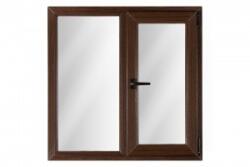 Bastion Fereastra PVC cu geam termopan, profil VEKA 76MD - 6 camere izolare, wenge, dimensiune personalizata