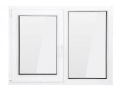 Bastion Fereastra Bastion, PVC cu geam termopan, profil 5 camere, alb, deschidere oscilobatanta pe partea stanga, 1000x1000 mm