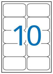 APLI Etikett, univerzális, 99, 1x57 mm, kerekített sarkú, APLI, 1000 etikett/csomag (LCA2411) - fapadospatron