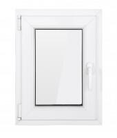Bastion Fereastra PVC cu geam termopan, profil VEKA 76MD - 6 camere izolare, alb, 860x1160 mm, stanga, oscilobatant