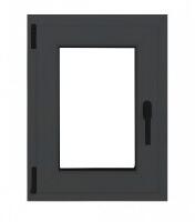 Bastion Fereastra PVC termopan Klass, 560x860 mm, gri antracit, deschidere oscilobatanta stanga