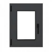 Bastion Fereastra PVC cu geam termopan, profil VEKA 76MD - 6 camere izolare, antracit, 560x860 mm, stanga, oscilobatant