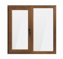 Bastion Fereastra PVC cu geam termopan, profil VEKA 76MD - 6 camere izolare, nuc exterior/alb interior, 1200x1000 mm, stanga, oscilobatant