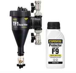 Fernox Total Filter Tf1 1" Kombinált Szűrő + 265ml F9 Filter Fluid Koncentrátum (f-62765)
