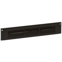 Legrand vízszintes fésűs rendező panel - 2U, 19", átmenő kivágással, gyorspánttal rögzítés, műanyag, LCS2 (046529) - bbmarket
