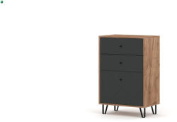 WIPMEB BILBAO BL18 Kisszekrény CRAFT TABACO Tölgy/GRAFIT Színben