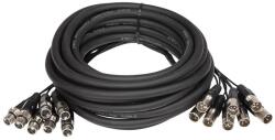 Soundsation CBLMLT8-10 - 10 méteres szerelt adapterkábel, multi-core 8 csatlakozóval