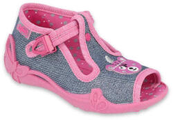 BEFADO 213P125 lány papucs rózsaszín mackó 20 213P125_20 (213P125_20)