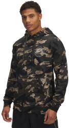 Under Armour Project Rock Férfi szabadidős cipzár nélküli pulcsi Under Armour PJT RCK AOP TERRY HD barna 1389951-310 - L