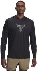 Under Armour Project Rock Férfi sportos cipzár nélküli pulcsi Under Armour PJT RCK ISOCHILL HD fekete 1389955-001 - 3XL