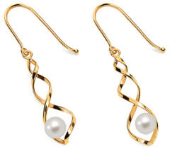 Heratis Forever Függő spirál fülbevaló gyönggyel IZ20400