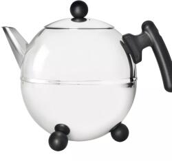 Bredemeijer Bella Ceainic cu pereți dubli, capacitate: 1, 50 litri, înălțime: 195 mm, oțel inoxidabil și negru