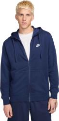 Nike Férfi szabadidős cipzár nélküli pulcsi Nike M NSW CLUB HOODIE FZ FT kék BV2648-410 - XXL