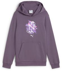 PUMA Gyerek szabadidős cipzár nélküli pulcsi Puma NEYMAR JR CREATIVITY HOODIE lila 660100-01 - 164 cm