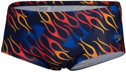 Speedo Club Training Allover 13.5cm Brief Flaming Wheels S -