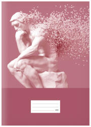 MFP Lux Füzet Iskolai A/4 60 Lapos Sima Think Red (MFP7520359)