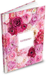 MFP Füzet A/4 Keményfedeles 100 Lapos Vonalas Rózsa (MFP7501482)