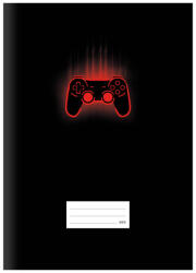 MFP Lux Füzet Iskolai A/4 60 Lapos Vonalas Gamepad Fekete (MFP7520364)