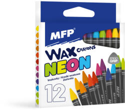 MFP Zsírkréta Készlet Háromszögletű 12 Neon Szín/Készlet (MFP6300387)