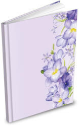 MFP Füzet A/5 Keményfedeles 100 Lapos Négyzetrácsos Lila (MFP7501507)