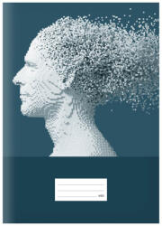 MFP Lux Füzet Iskolai A/4 60 Lapos Sima Think Blue (MFP7520360)