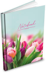 MFP Füzet A/6 Keményfedeles 100 Lapos Sima Tulipán (MFP7501515)