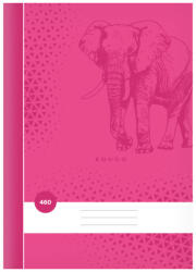 MFP Base Füzet Iskolai A/4 60 Lapos Sima Rózsaszín (MFP7520345)