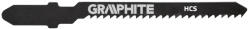 GRAPHITE Dekopírfűrészlap, T-befogó, CV, 13TPI, 50/75mm, fa-műanyag-rétegelt lemez, 2db (57H766) - neo24