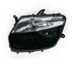 Dacia Duster 2010-2013 - Fényszóró H7/H1 bal fekete h. (belülről áll. ) DEPO