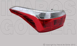 Citroen C-Elysée 2012-2017 - Hátsó lámpa üres bal