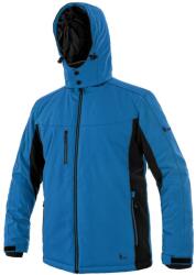 CXS Férfi meleg softshell kabát VEGAS - Kék / fekete | M (1220-013-411-93)