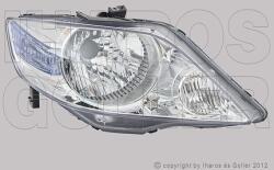 Honda City 1998-2008 - Fényszóró H4 06-08 jobb (motoros) DEPO