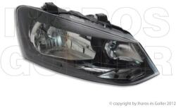 VW Polo 2009-2014 - Fényszóró H4 jobb Trendline (motoros) DEPO