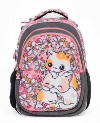 budmil cicás ergonomikus iskolatáska - Flowers (10220013-013253-0000)