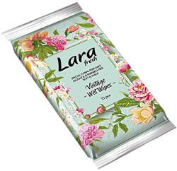 Lara nedves törlőkendő 15db - Vintage