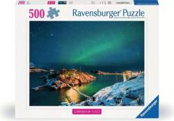 Ravensburger - Skandináv helyek - Sarki fény Tromsø felett, Norvégia 500 darabos kirakó (12000845)