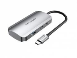 Vention USB-C -> HDMI/3*USB3.0/RJ45/TF/SD/PD , konverter (CNDHB) - digital24