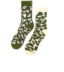 YY Vertical Spray Wall - Green - L (43-46) (YY_SOCKS_SWV_L)
