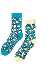 YY Vertical Spray Wall - Blue - L (43-46) (YY_SOCKS_SWB_L)