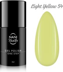 Naní One Step gél lakk 5 ml - Light Yellow