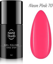 Naní One Step gél lakk 5 ml - Neon Pink