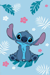 Jerry Fabrics Disney Lilo és Stitch, A csillagkutya Blue polár takaró 100x150cm (JFK040041)
