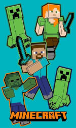 Jerry Fabrics Minecraft Crawler kéztörlő, arctörlő, törölköző 30x50cm (JFK106373)