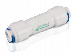 USTM Visszacsapószelep fordított ozmózishoz 1/4" cső x 1/4" cső USTM Q-CV3344 (Q-CV3344)